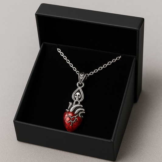 Gothic Vampire Heart Pendant | Free Hallowqueen Giveaway (Only 1 Gift) 🎁