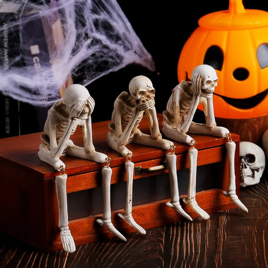 Halloween Skeleton Figurines