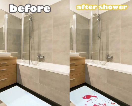 Bloody Color-Changing Halloween Bath Mat