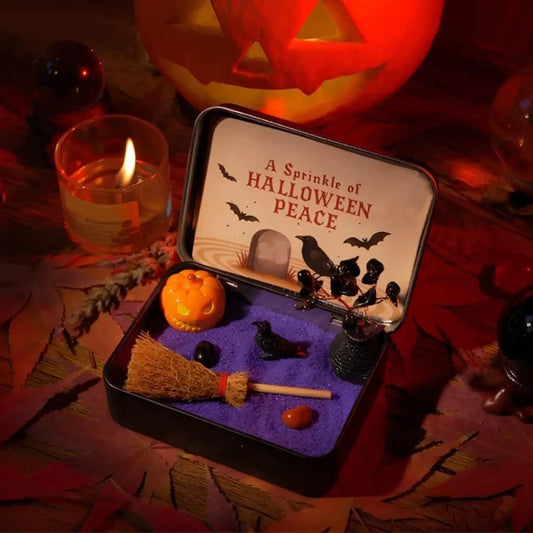 Halloween Witch Pocket Garden Statue