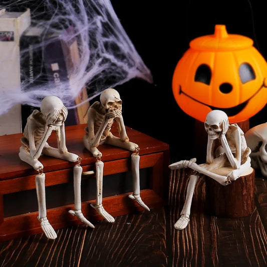 Halloween Skeleton Figurines